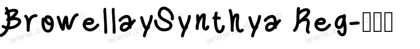 BrowellaySynthya Reg字体转换
